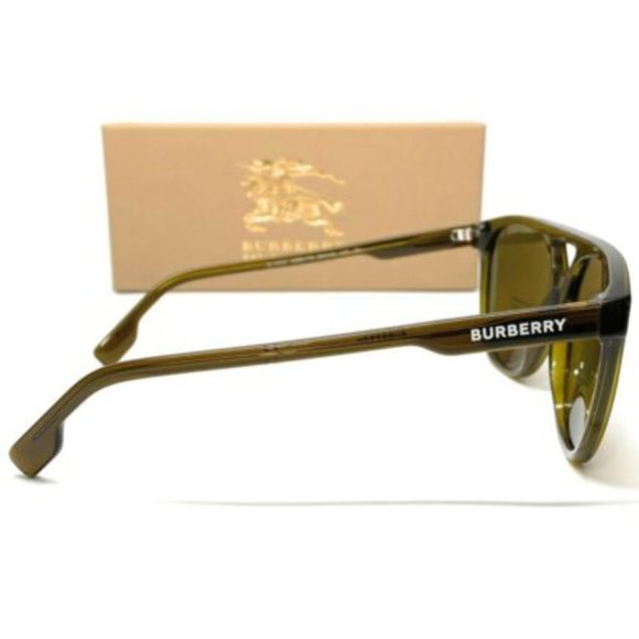 Burberry Women\'s Olive Green and Brown Sunglasses
